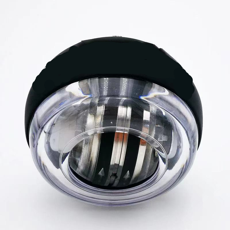 

2021Wrist ball 100kg self starting grip ball for men and women grip ratio wrist metal 200 silent centrifugal fitness wrist#8dserf, Black