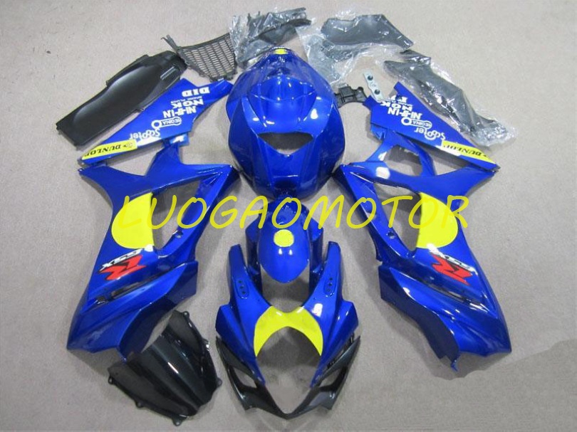 

Injection ABS Fairing kits Cowlings Fairings kit for SUZUKI GSXR1000 GSXR 1000 Bodywork 2007 2008 Motorcycle 07 08 Gift Free Custom Body-kits Blue Yellow Black