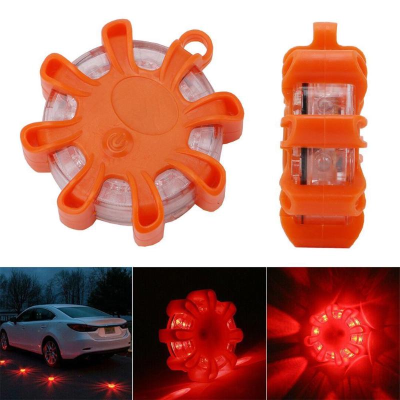 

Car Headlights 1PC 8 Leds Openning Door Warning Light Safety Anti-collision Flash Lights Wireless Alarm Signal Lamp Parking Beacon Bulbs
