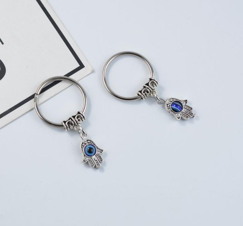 

Hamsa Fatima Hand Keychain Evil Eye Key Ring For Bag Holder Charm Pendant Car Key Chains Key Ring Women & Men 776 Mdoz4 Xoot7, Slivery;golden