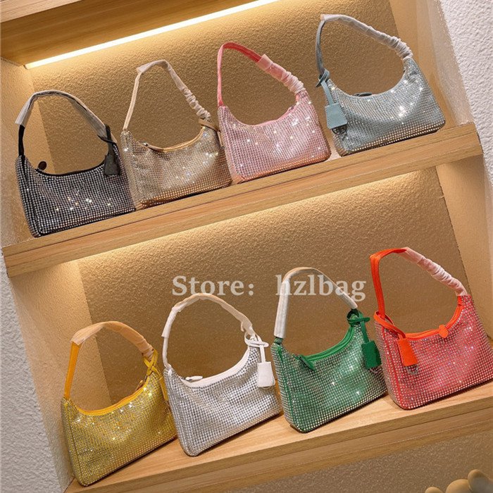

Triangle Nylon Hobo Bag Multiple Colour Wallet Sports Purses Leisure Daily Mini Tote Stylish Women Shoulder Bags Re-Edition 2005 Handbags, Color 02