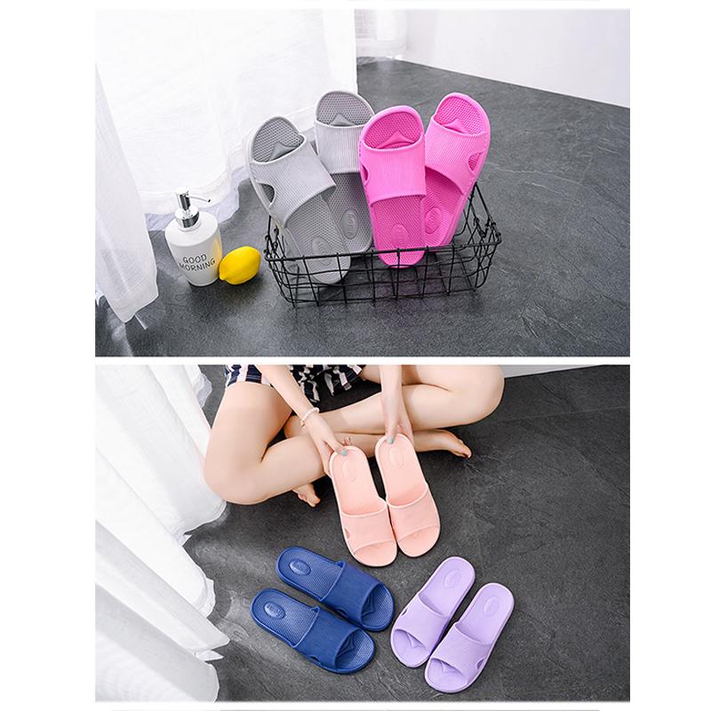 

Slippers Unisex Home Summer Indoor Floor Non-slip Couple Family Women Men El Bathroom Sandal, Pink