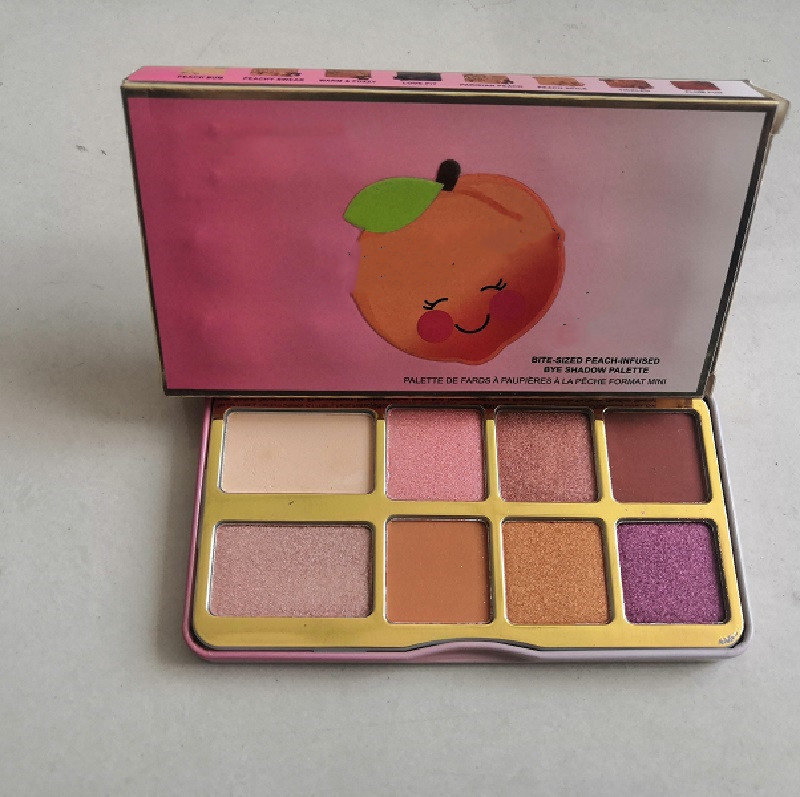 

2021 makeup Faced Sugar Cookie or Tickled Peach Mini Eyeshadow Make Up Holiday Chirstmas 8color eye shadow palette, Multi
