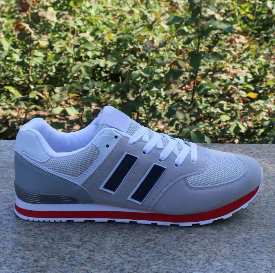 

2021 Casual Men Women Sports Shoes Breathable Mesh Low Cut Lace-up Leisure Sneakers Outdoor Unisex Zapatos Trainers Size 36-44, Black