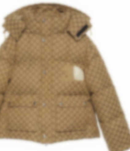 

Men Padded Down Jacket Designer down parkas Women Zipper Pocket Nylon Coat Hood Drawstring Letter Winter Warm Outwear Fashion, B-ggc3-khaki