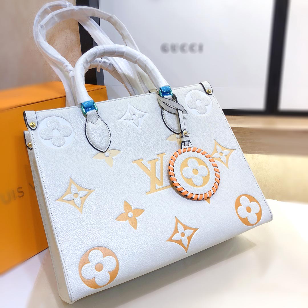

GGLVLouisBag VittonYSL5A Onthego 3D Relief Shoulder Bag totes Luxurys Handbag Purses women designer handbags Crossbody Messenger Bags, Blue