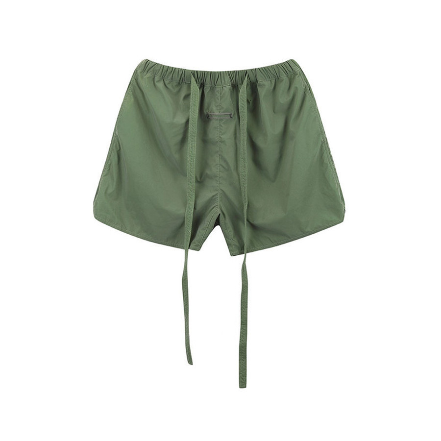 

2021 New Laser Reflective Colorful Nylon Fog Women Beach Sportswear Essentials Men Casual Shorts Elmo