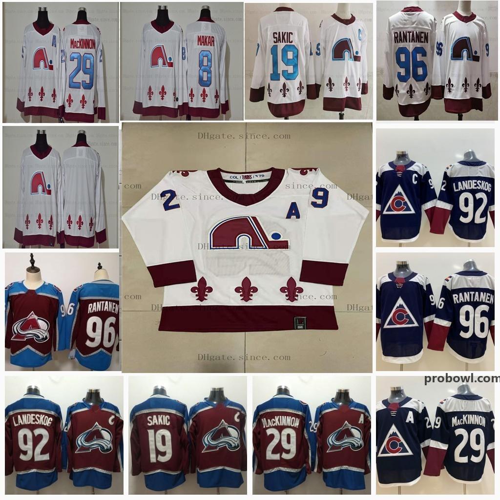 

Colorado Avalanche 2021 Reverse Retro Jersey Nathan MacKinnon Cale Makar Mikko Rantanen Gabriel Landeskog Joe Sakic In Stock Available, Mens 20/21 white