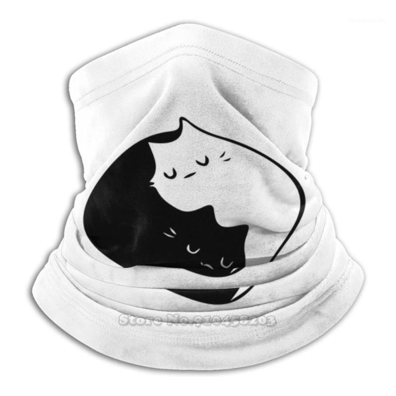 

Scarves Yin Yang 3d Bandana Face Neck Warmer Soft Fleece Mask Sport Scarf Positiv Negativ Leben Wahrheit Lebensstil Schwarz