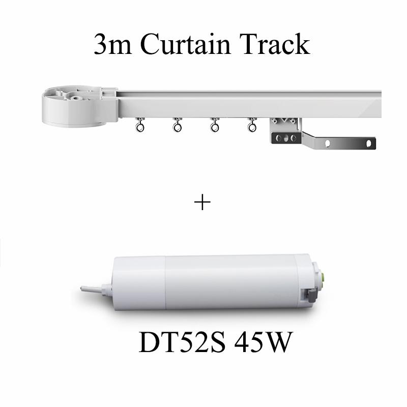 

Smart Home Control Ewelink Dooya DT52S Electric Curtain Motor 220V Open Closing Motorized 45W +3m Window Track For System