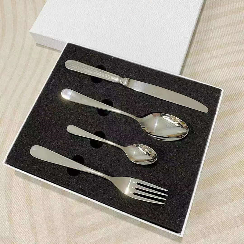 

Home Kitchen Forks classic design Drinkware sets fashion Unisex 4pcs Flatware