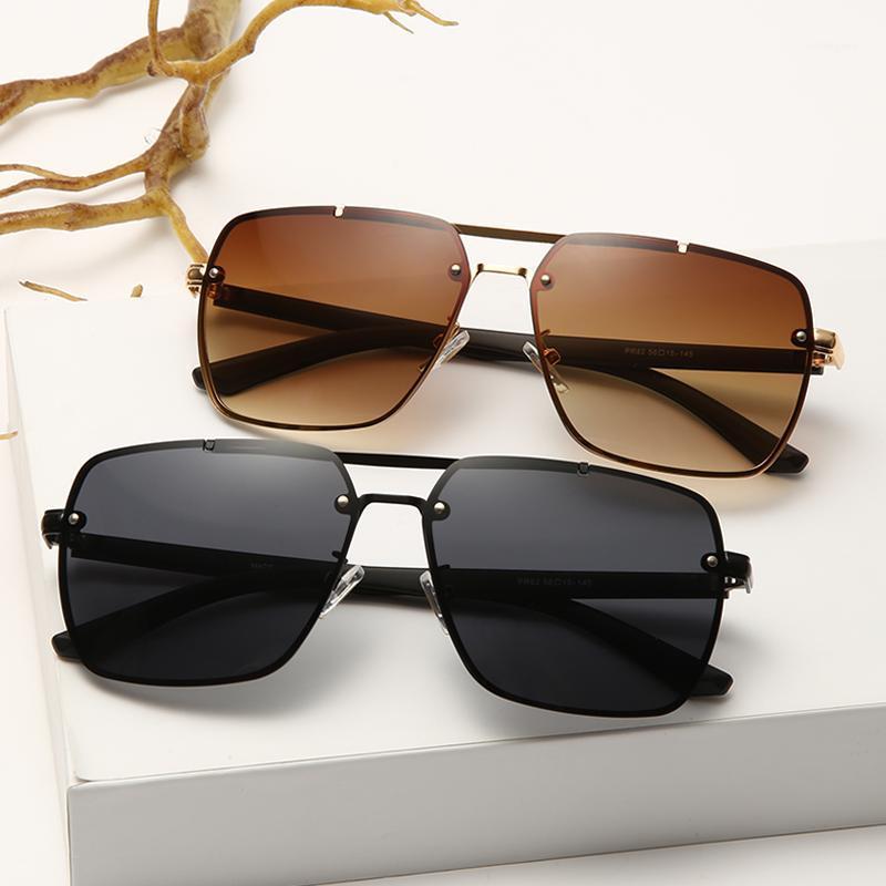 

Sunglasses 2021 Arrivals Oversized Shades Men Woman With High Fashion Square Glasses Big Frame Vintage Retro Gradient1