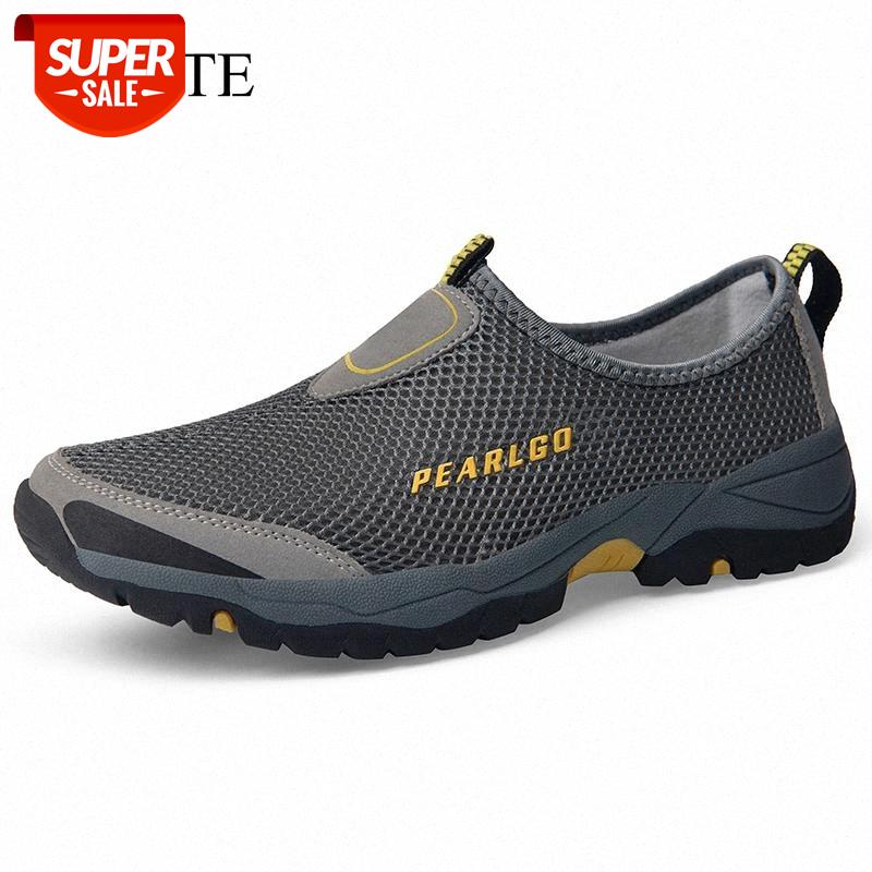 

WOTTE Summer Breathable Canvas Men Loafers Shoes Slip on Casual Shoes Men's Net Soft Driving Shoe Outdoor For Man Big Size 38~46 #YM8Y