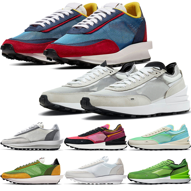 

Classic LDV Waffle One Daybreak Type Mens Running Shoes Summit White Nylon Pine Multi Coconut Milk Crimson Royal Women Sneakers DA7995-100 BV0073-100, Sac-5