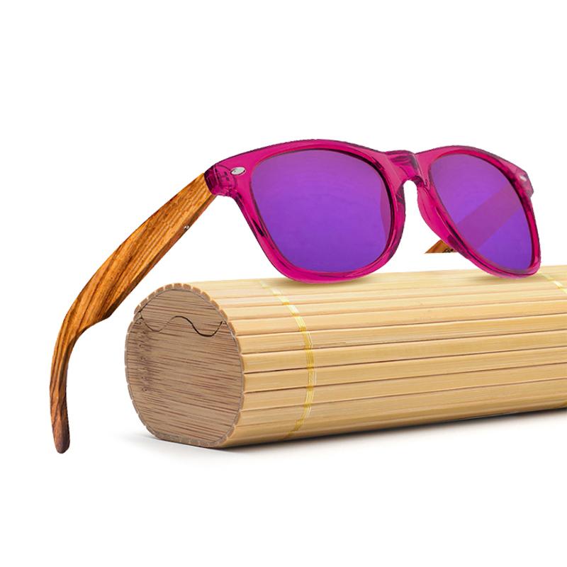

Sunglasses Mens Polarized UV Protection Wooden Frame Beach Sun Glasses Womens Square Wood