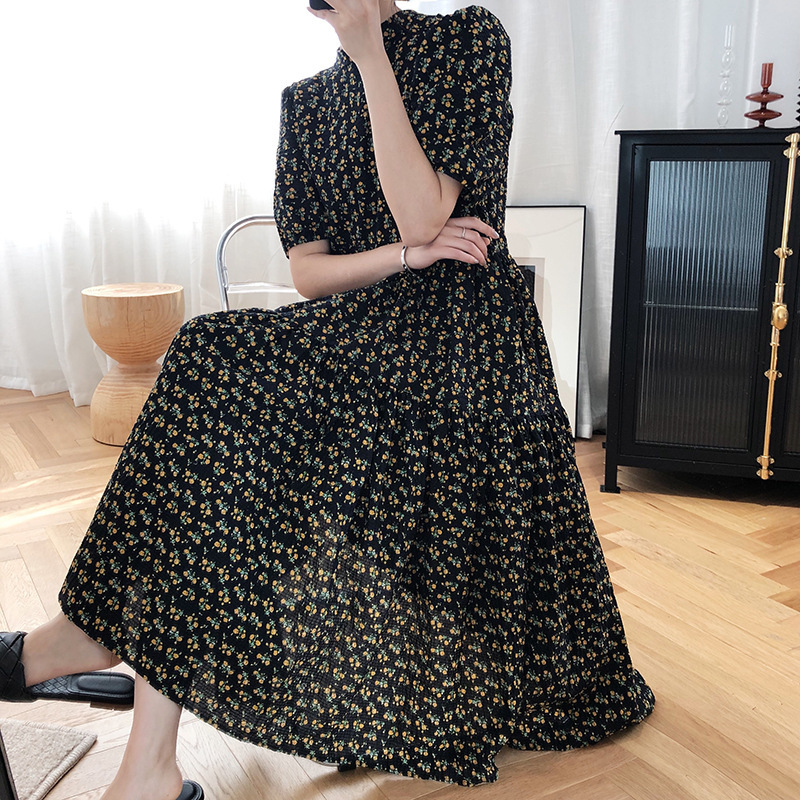 

Arrival Spring The-neck Impression Chiffon Elegant Female Dress J2kd, Multiple