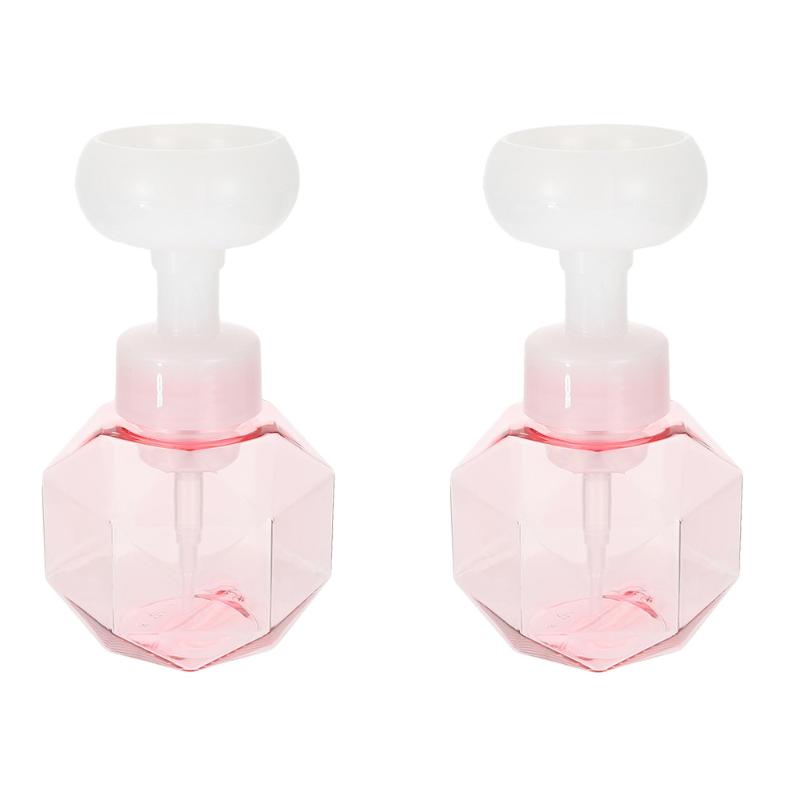 

Party Favor 2pcs Foaming Soap Bottles Facial Cleanser Whip Bubble Maker