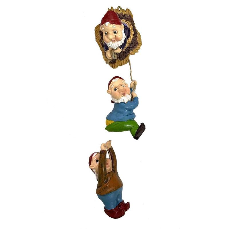 

Interior Decorations Resin Climbing Dwarfs Sculpture Gnome Art Statue Garden Ornament Car Hanging Decoration Home Decor