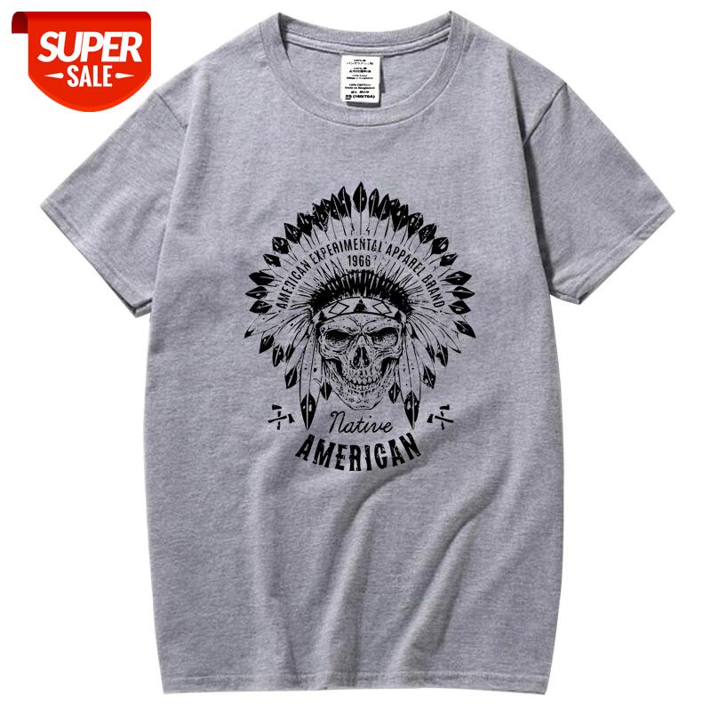 

XIN YI Men High quality 100% cotton T-shirt fashion casual Funny skull print t shirt men Harajuku brand clothing funny tshirts #Ok3O, White;black