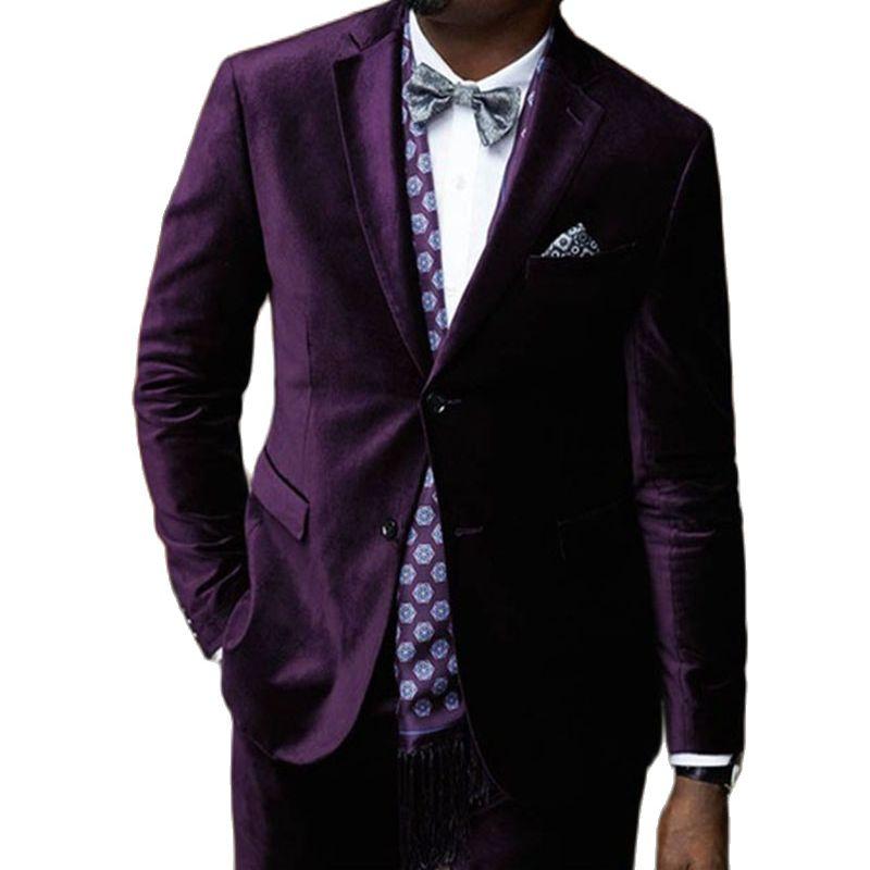 purple dinner jacket