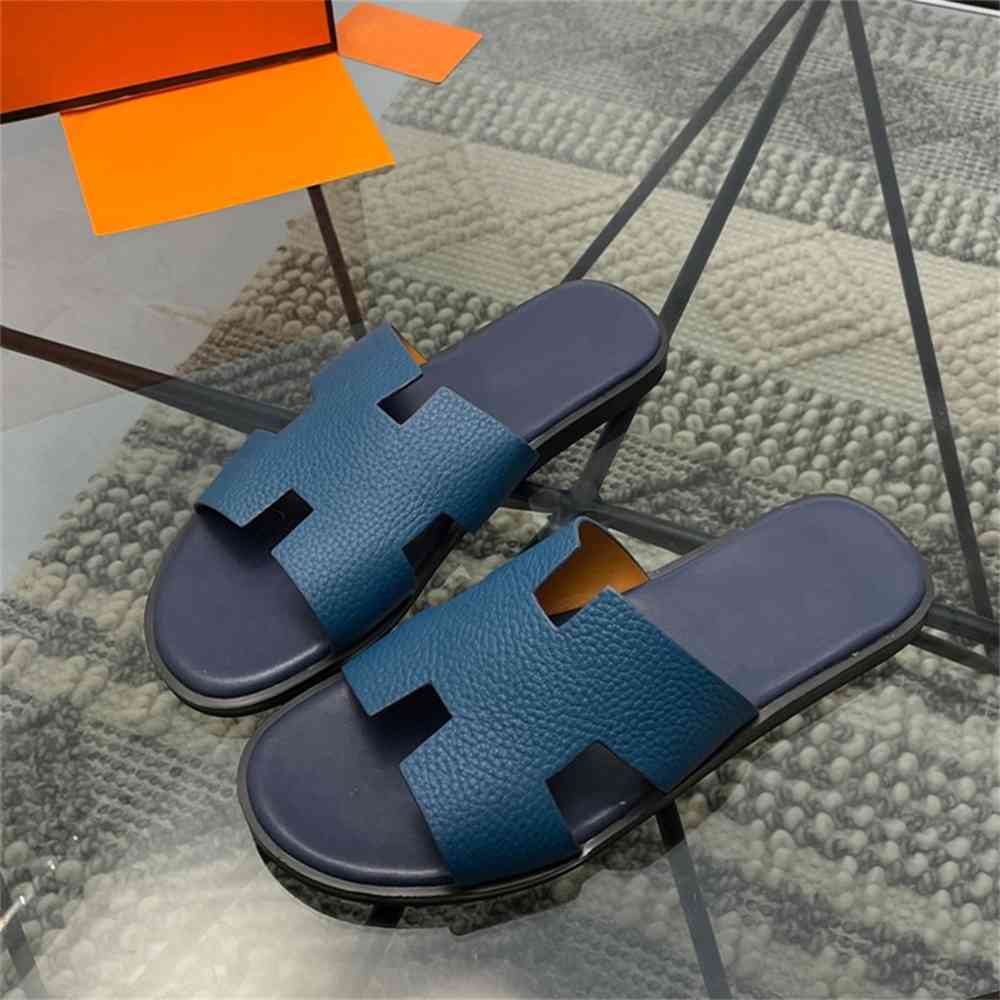 

70% Off Wholesale Sandals Flip-Flops Men's H-shaped sandals outdoor beach men's shoes Guangzhou leather slipper