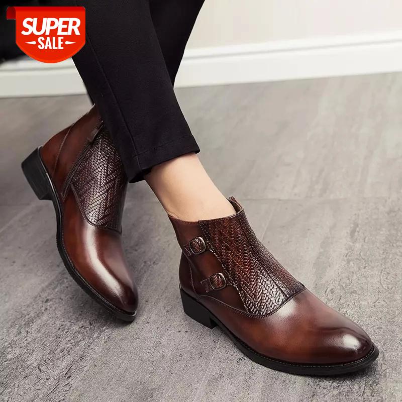 

Men Solid Color Boots Zip Man Basic Round Toe Plush Boots Fashion Ankle Mens Winter Keep Warm Male Foot Waer #iz2a