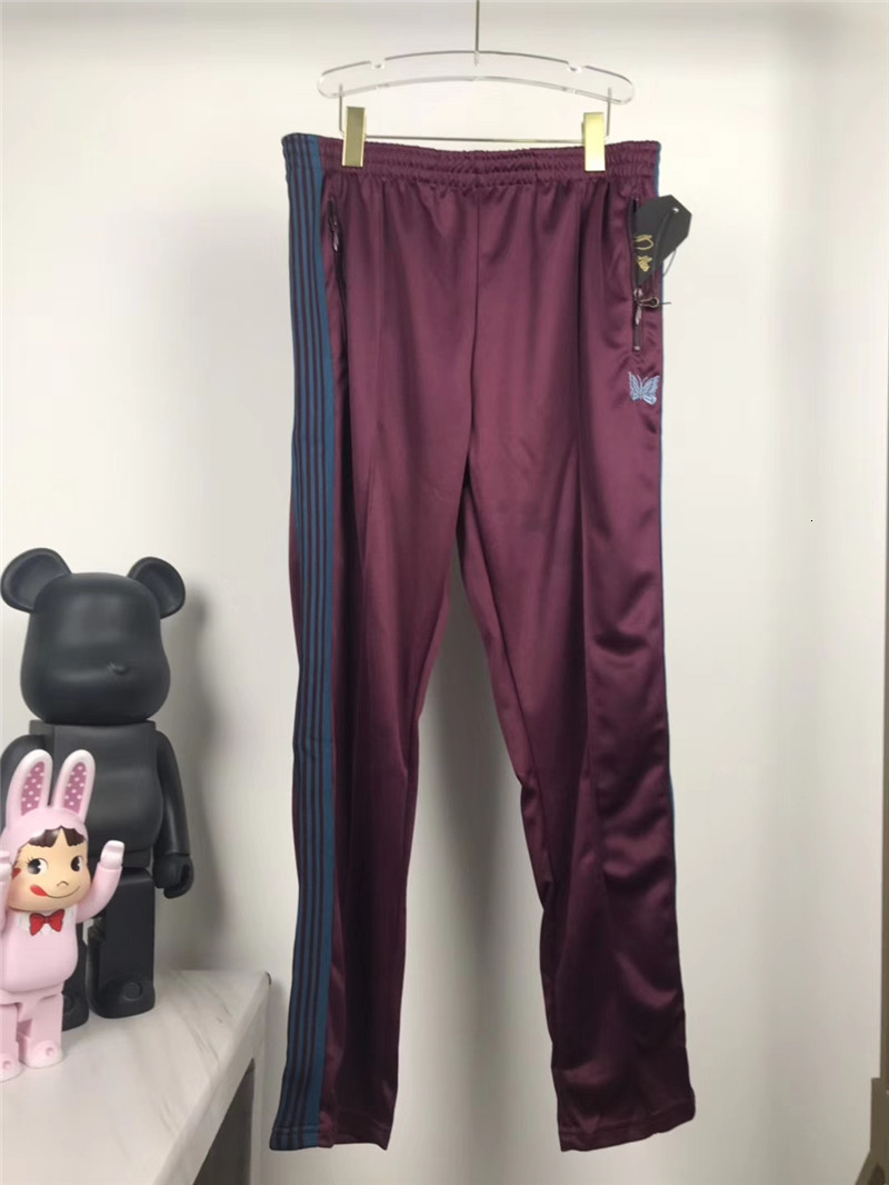 

2021 New Roxo Sweatpants Femininas Homens 1:1 Alta Qualidade Moda Awge Agulhas Calas 8jx3