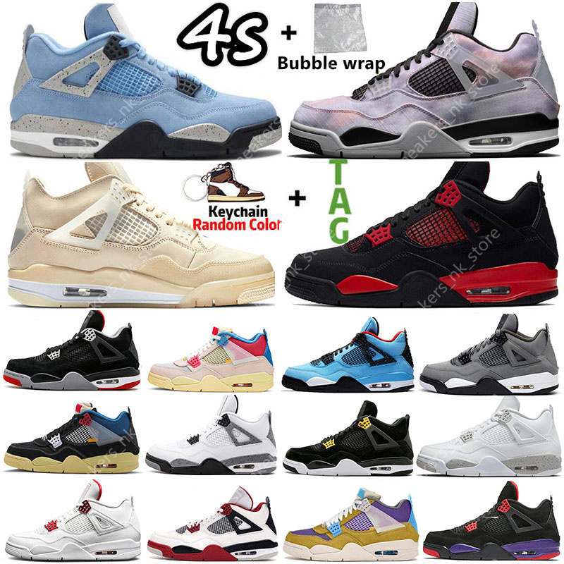 

2022 New Sail 4 4s Mens Basketball Shoes Sneakers Visionaire University Blue Dark Mocha Shadow Fire Red Oreo Bred Black Cat Royal White Cement women Sports Trainers, Shoes box