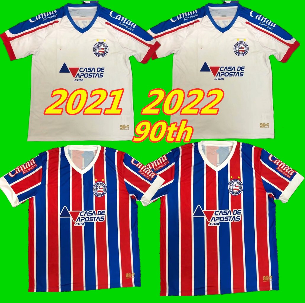 

2020 2021 new Esporte Clube Bahia 90th soccer jersey 20 21 home away football shirts CLAYSON JADSON DANIEL Football Shirt, Black