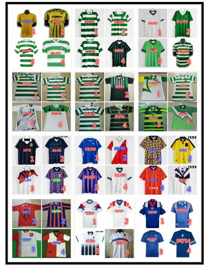 

1978 World Cup FINAL Scotland Retro Soccer Jersey Celtic 1986 1991 1993 1998 1988 1989 GASCOIGNE classic Vintage HENDRY LAMBERT Football Shirt