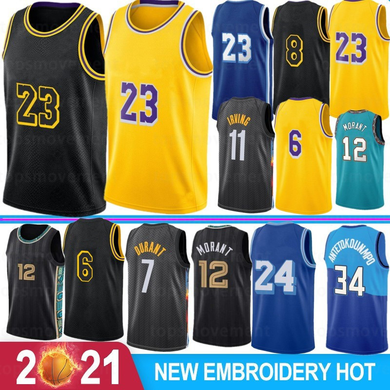 

23 6 James Basketball Jerseys Russell 0 Westbrook Los Ja 12 Morant 3 Davis 8 32 7 Kevin Kyrie 11 Durant Stock Irving 34 Antetokounmpo 77 Doncic 2022 Latest, Men jersey