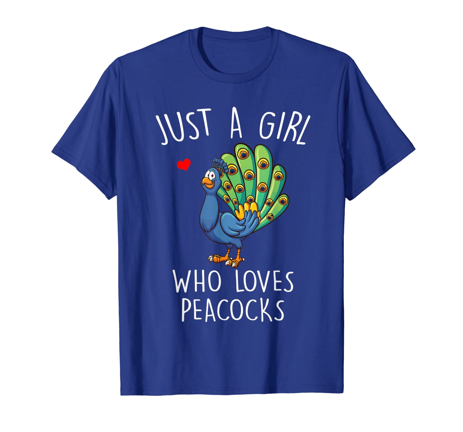 

funny just a girl who loves peacocks shirt gift, White;black