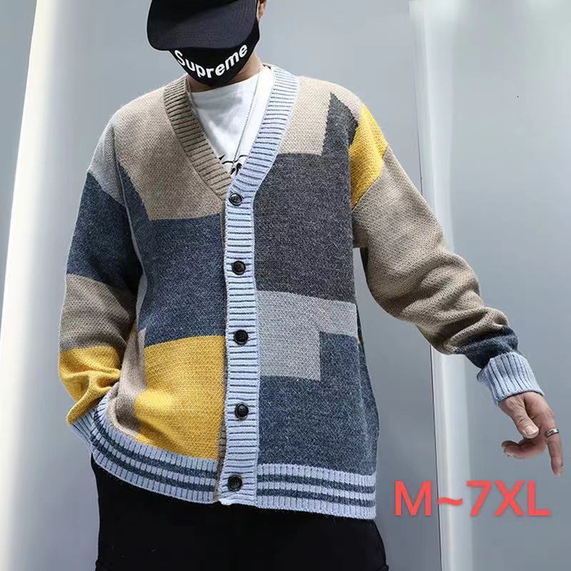 

Men's Jackets Cardigan men's jacket spring with low Japanese v retro-loose casual sweaters man's clothes size o131 ACSZ, 1# shoe box