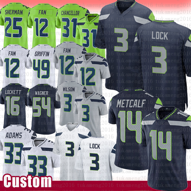 

Jamal Adam 12s 3 Drew Lock Football Jersey DK Metcalf Bobby Wagner Tyler Lockett Steve Largent Chris Carson Shaquem Griffin K.J. Wright Poona Ford Lofa Tatupu Alexander, 2021 women size s-xxl(hy)
