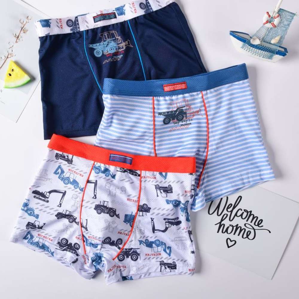 

panties style children's underwear cotton boxers boys' cartoon breathable comfortable printed shorts, Camo