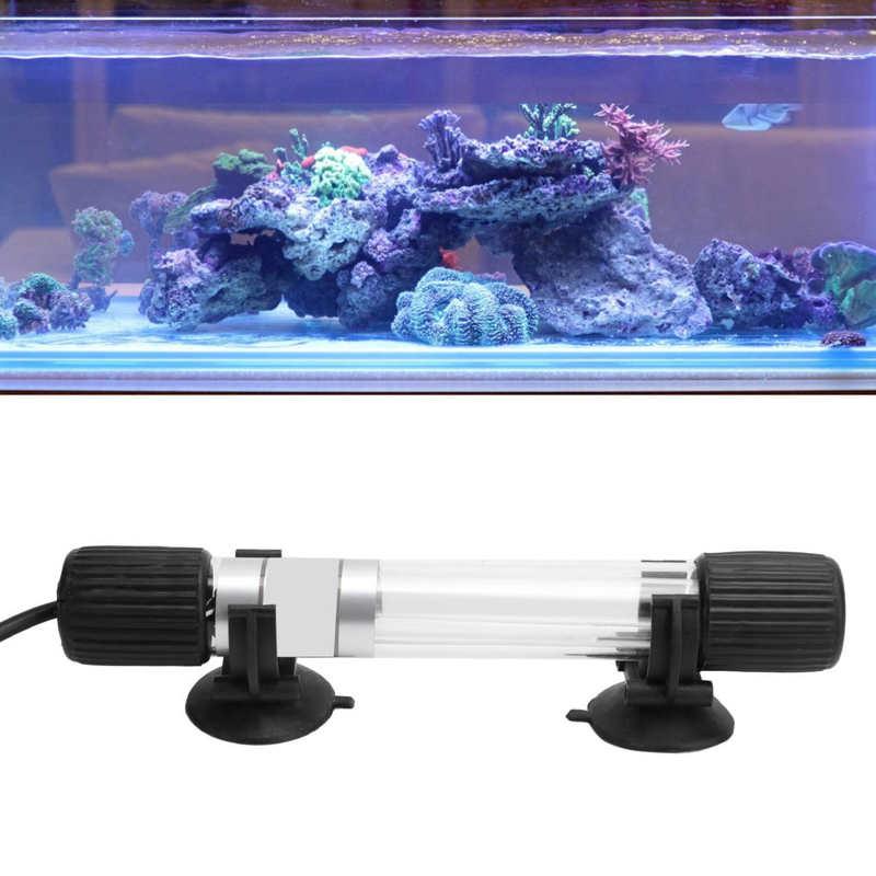 

Air Pumps & Accessories Aquarium Submersible UV Lamp Fish Tank Water Purification Algae Clean Light EU Plug 220V