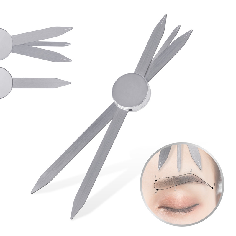 

Stainless steel Ratio Rulers Stencils CALIPERS Makeup Tool Microblading Permanent Eyebrow Measure Mean Golden DIVIDER 0778