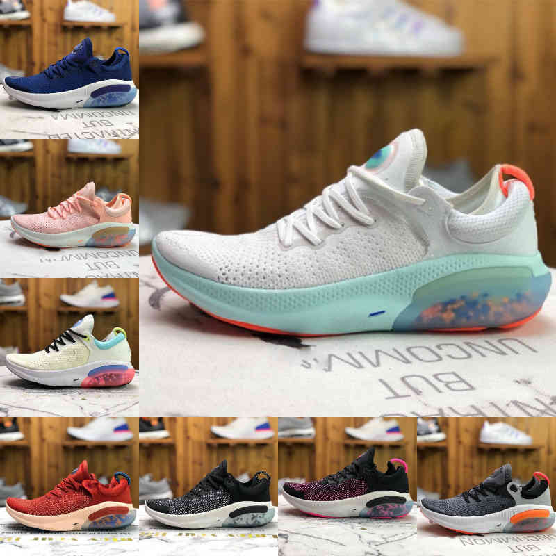 

Wholesale 2021 High Quality Joyride Run FK Men Running Shoes Triple Black White Platinum Tint University Red Racer Blue Airs Trainer Sports