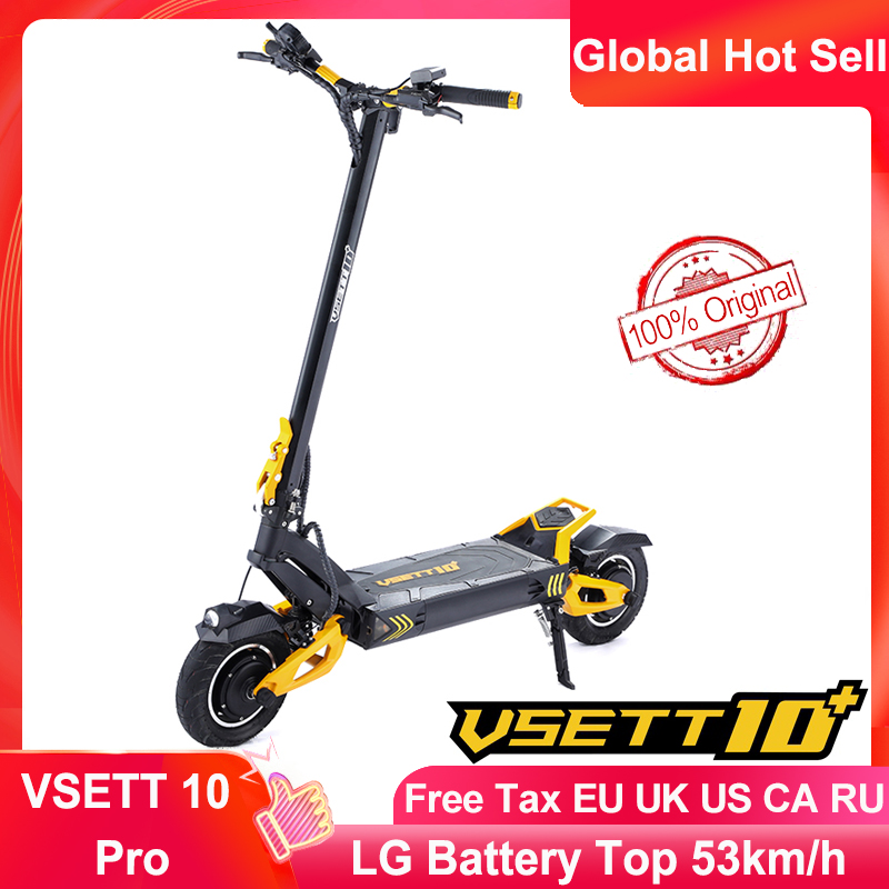 

VSETT 10+ 10 Inch Off-Road Electric Scooter VSETT10+ Upgraded ZERO 10X Hoverboard Double Drive 60V 2800W Dual Motor VSSET