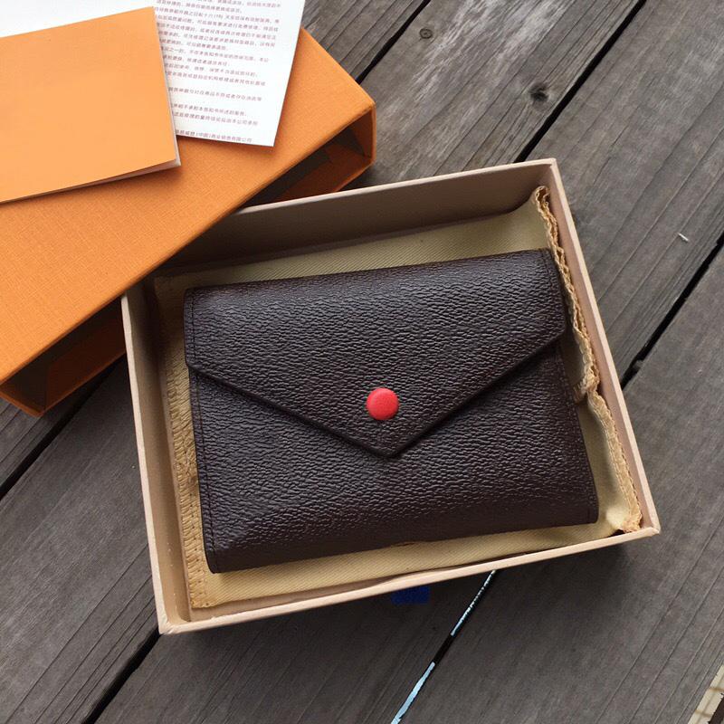 

Pink Luxurys Designers Genuine Leather Wallet Fashion Bags Card Holder Carry Around Women Money Cards Coins Bag Men Purse Long Business Wallets, Brown flower-----fuchsia