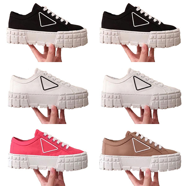 

DISCOUNT Luxurys Gabardine INS Platform Womens Casual Shoes Triple Black White Red Lady Fashion Flat Leisure Canvas Designers Sneaker, Colour 4