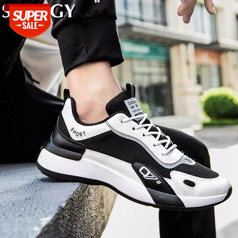 

2020 Fashion Men Shoes Sneakers Casual Light Breathable White Mesh Tennis Sports Shoes Men Running Outdoor Street Male Footwear #Mg6h
