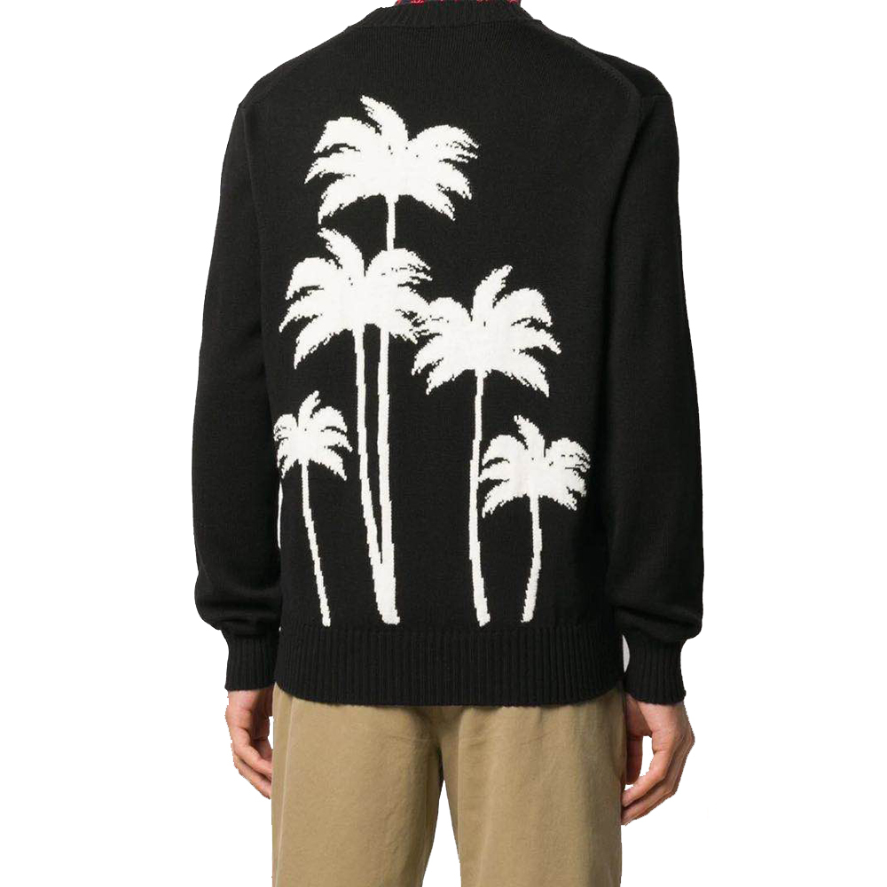 

2021 New Camisolas Tric Grfico Camisola Estilo Praia Crewneck Manga Longa Blusa De Frio Masculino 4sih, Black