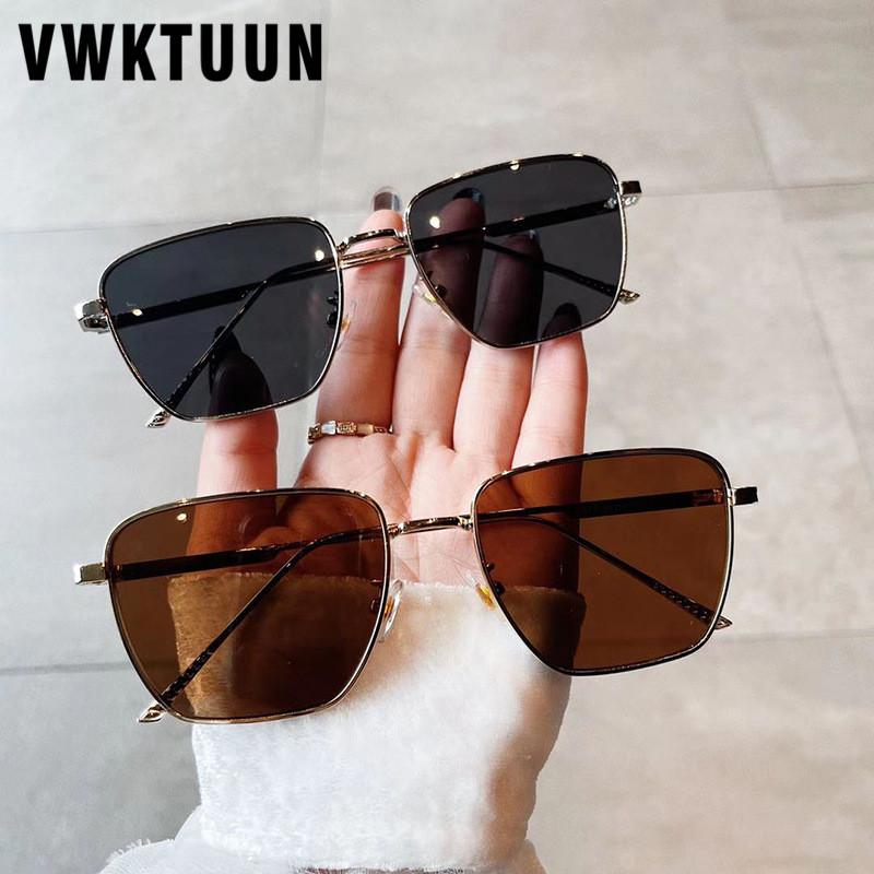 

Sunglasses VWKTUUN Korean Style Women Vintage Colorful Lens Small Glasses Female UV400 Sun For Men