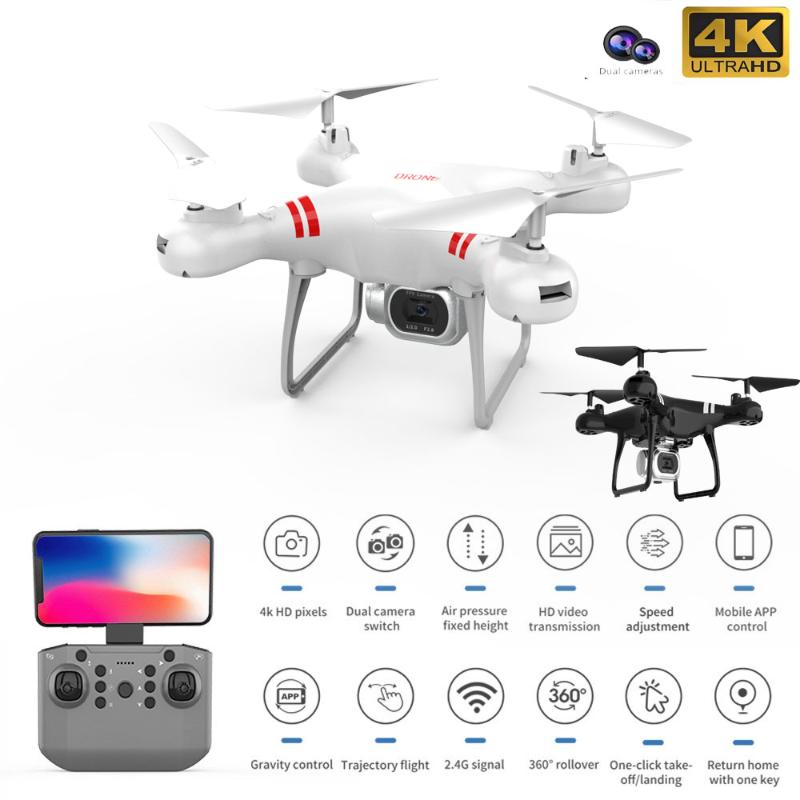 

Drones KY101 MAX 2.4Ghz RC Drone Double 4K Wifi FPV HD Camera Altitude Hold Gesture Mode Long Flying Time Quadcopter RTF