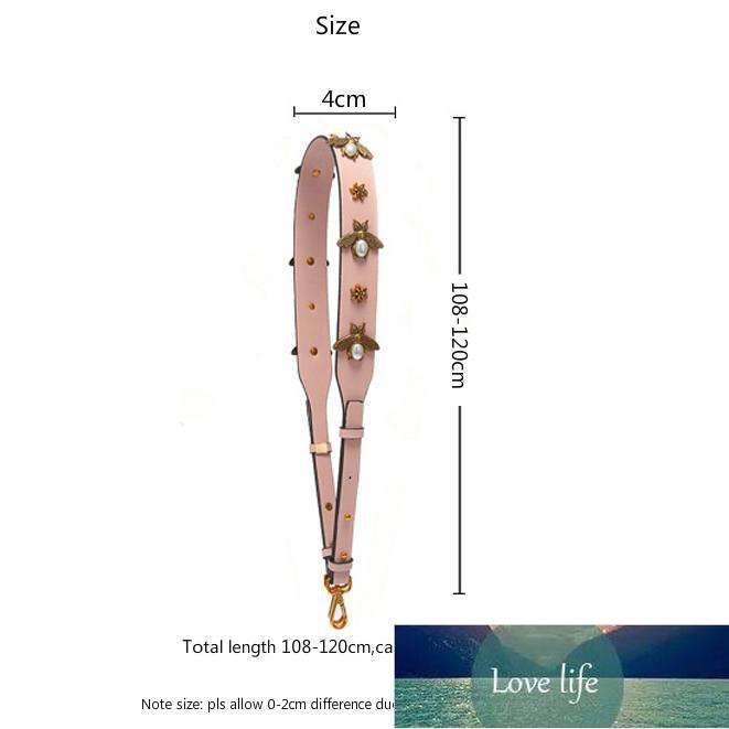 

Fashion Retro Leather Strap Handbag Accessories Replacement Wide Shoulder Bag Straps Women Design Bag Belts, Black