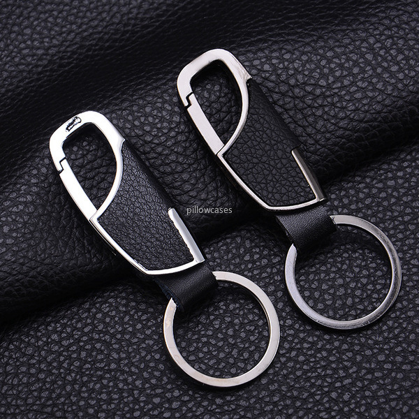 

Fashion Leather keychain Car Business Keychain Elegance Key Holder key ring for Men Women fashion jewelry will and sandy