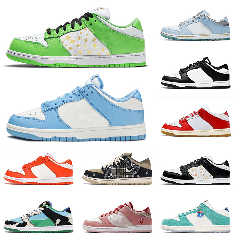 

2021 New Arrival SB Dunk Mean Green Running Sports Shoes Coast Men Women Habibi TS Chunky Dunky Barkroot Brown Authentic Trainers Sneakers, White;red