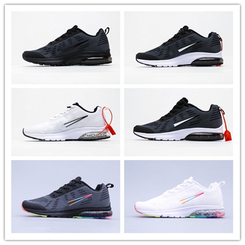

Man Black and white Training sneaker Pure white Ice silk half palm cushion walking sport shoes size36-45 Men Women black athletic shoes