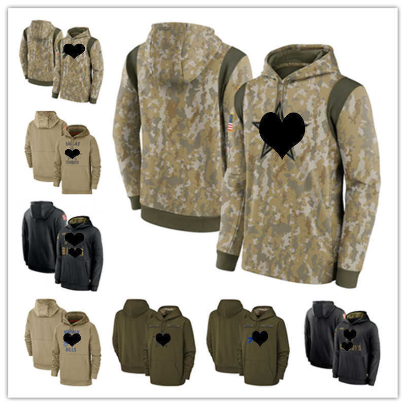 

Buffalo''Dallas''Men Women Youth Cowboys''Bills''Camo Football Hoodie Wear 2021 Salute To Service Th, Black;red